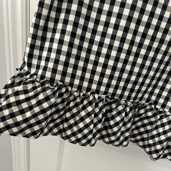 Vineyard Vines Gingham Sleeveless Flounce Top - Picture 7 of 8